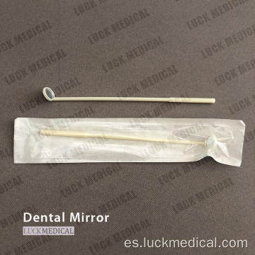 Espejo desechable espejo de plástico dental